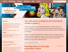 Tablet Screenshot of internet-marketer.ch
